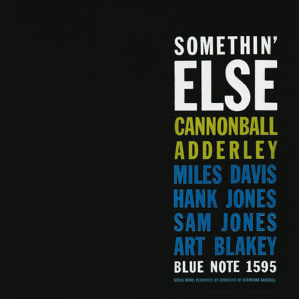 CANNONBALL ADDERLEY - Somethin' Else